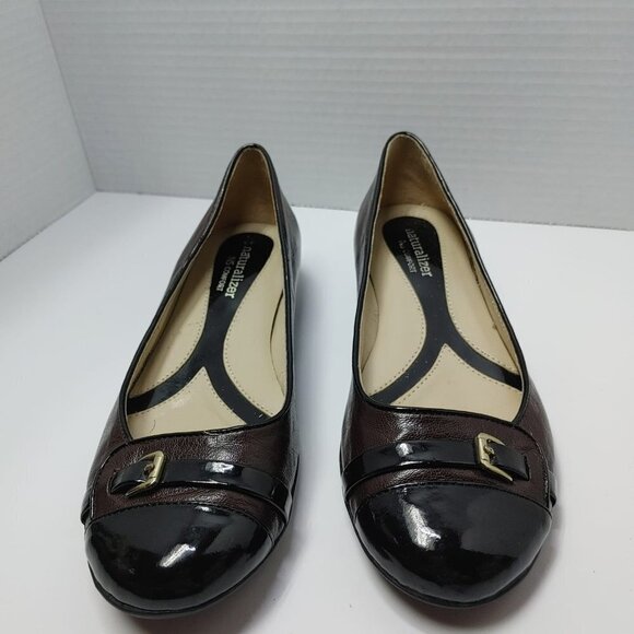 Naturalizer N5 Comfort shoes Brown & Black Women Slip On Shoes Low Heels Flats - Picture 4 of 14